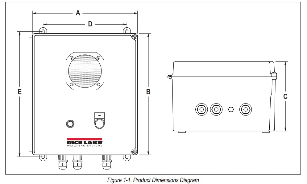RICE LAKE 215778 Scale Intercom - fig1