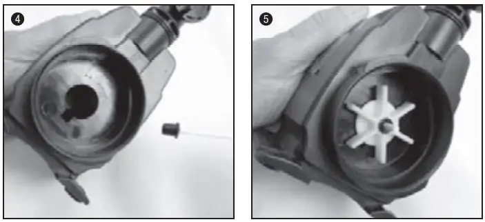 Aquascape ULTRA Water Pump Instruction Manual - Carefully slide the impeller back onto the shaft