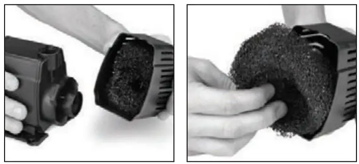 Aquascape ULTRA Water Pump Instruction Manual - Filter Screen Cleaning