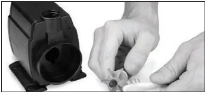 Aquascape ULTRA Water Pump Instruction Manual - If your rotor assembly impeller and internal pump body