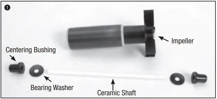 Aquascape ULTRA Water Pump Instruction Manual - Replacing the Impeller
