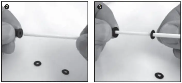 Aquascape ULTRA Water Pump Instruction Manual - Slide the first interior bearing washer onto the ceramic shaft
