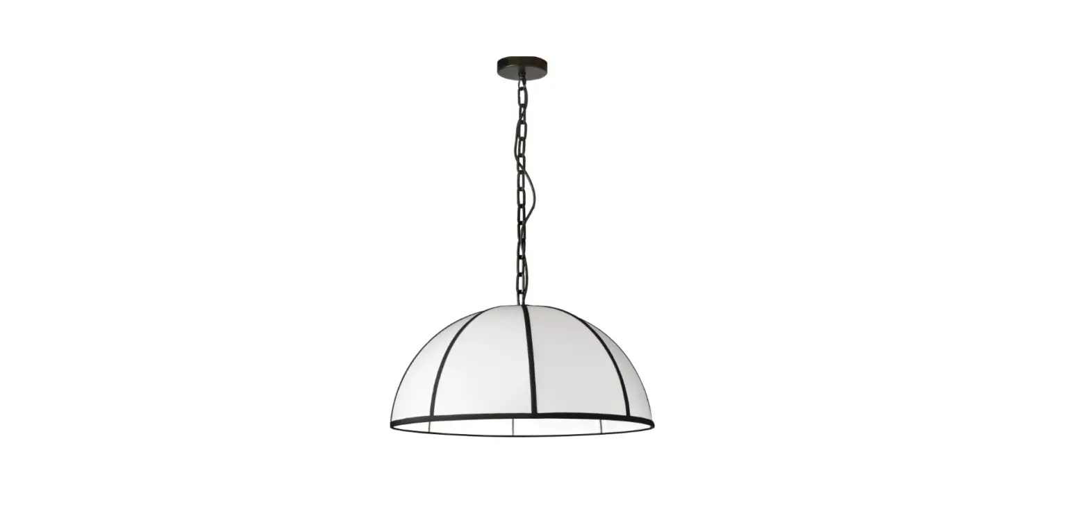 Dainolite Pto-321p-mb-bw Portobello 1 Light 32 Inch Pendant Instruction Manual