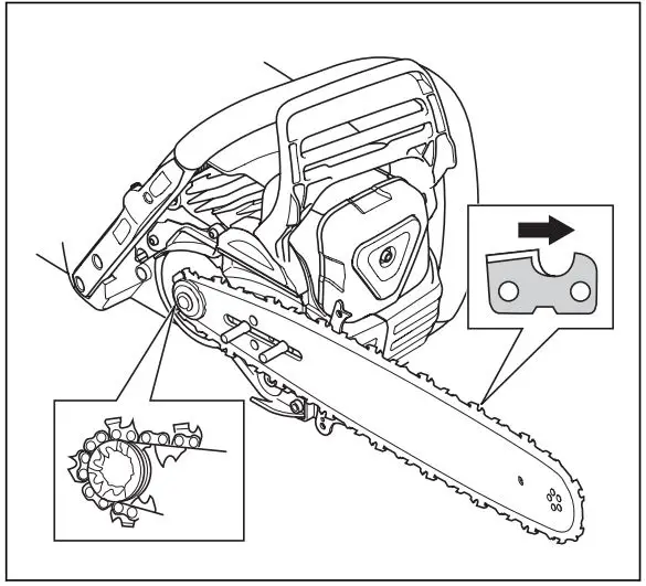 Husqvarna Exhibit 8 Connectivity Device - Make sure that the edges of the cutters point forward
