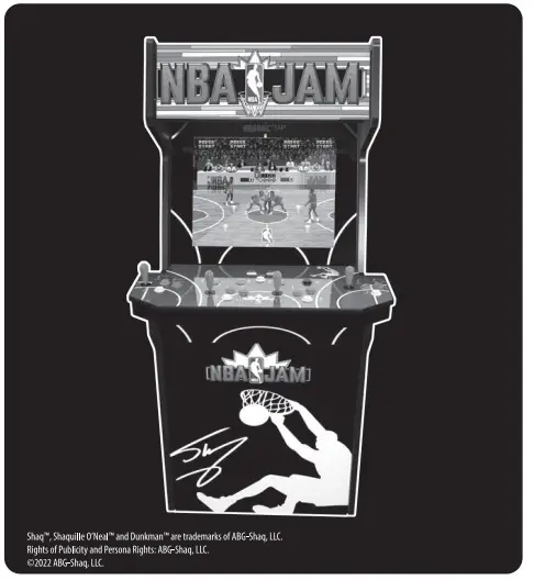 Wf Tastemakers Trading NBS-A-200811-NBA Jam Arcade Game Shaq Edition Collect Them all