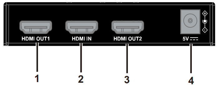 AVARRO 0E-HDMISPL2 2 Ports HDMI Splitter - 2