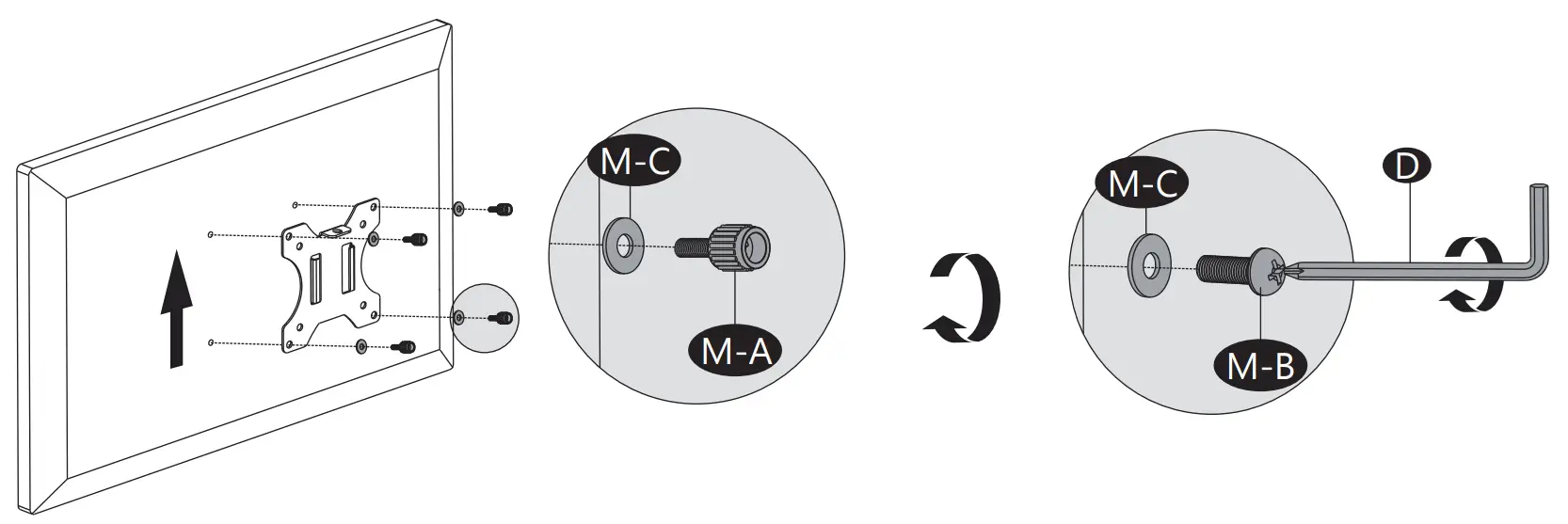 WALI GSWM002 Dual Monitor Wall Mount - fig 10