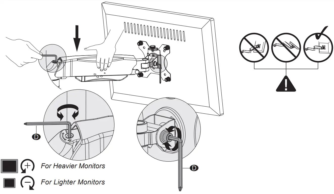 WALI GSWM002 Dual Monitor Wall Mount - fig 13