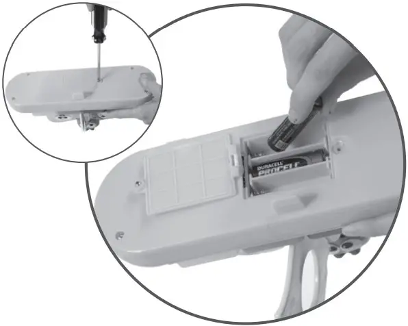 To install batteries in Piano Toy