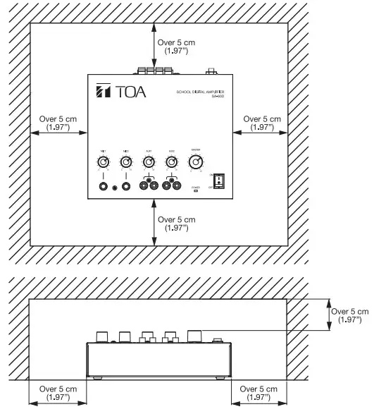 TOA SA-60D School Digital Amplifier - installing