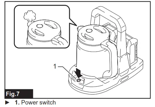 makita GTK01 Cordless Kettle - Fig 16