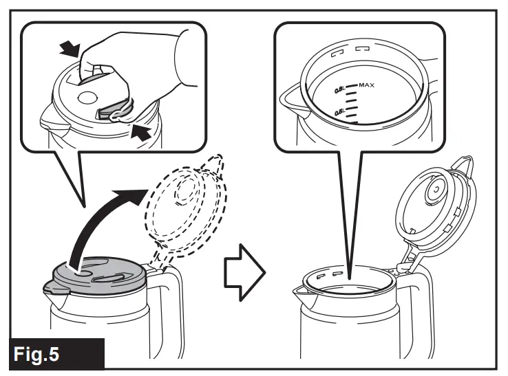 makita GTK01 Cordless Kettle - Fig 5