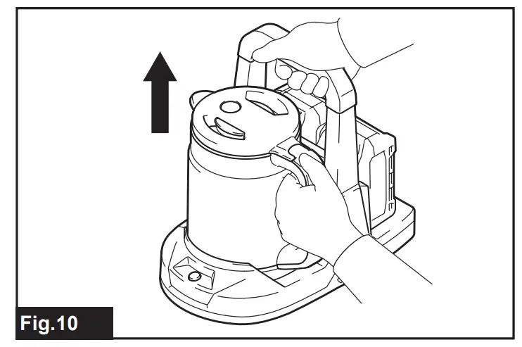 makita GTK01 Cordless Kettle - Fig 9