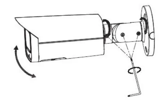 dahua VDA-IPCHFW3441TPZS IR Bullet Network Camera User Guide - Adjusting Angle
