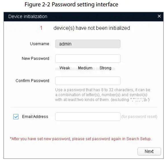 dahua VDA-IPCHFW3441TPZS IR Bullet Network Camera User Guide - Fig 2-2