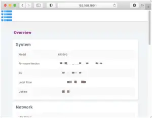 R102FG - Login to background Management Interface 3