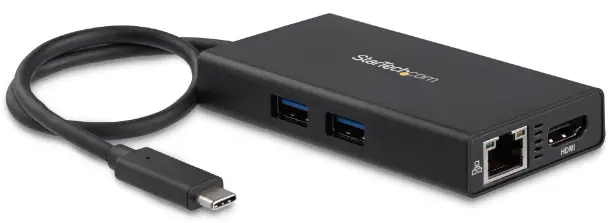 DKT30CHPD USB-C Multiport Adapter for Laptops