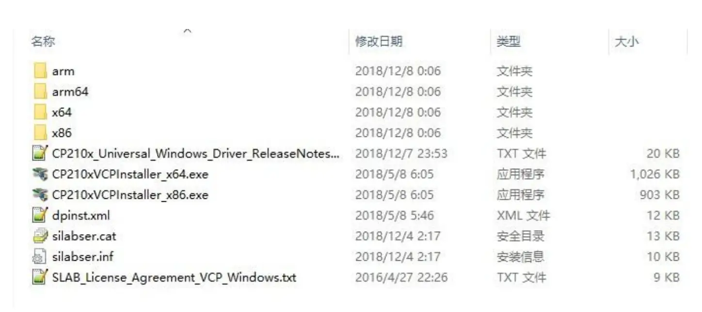 Driver installation under Windows