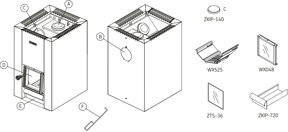Stove parts
