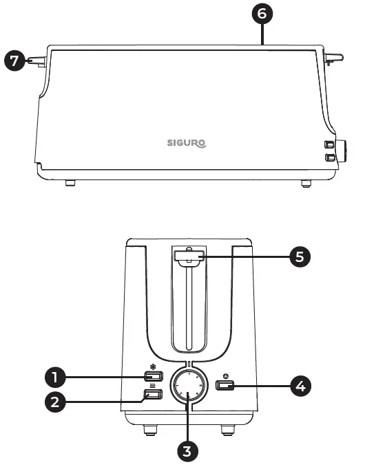 SIGURO-TO-G350DM-Long-Slot-Toaster-FIG-1