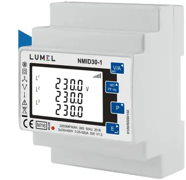 LUMEL NMID30-1 3-Phase Energy Meter-fig1