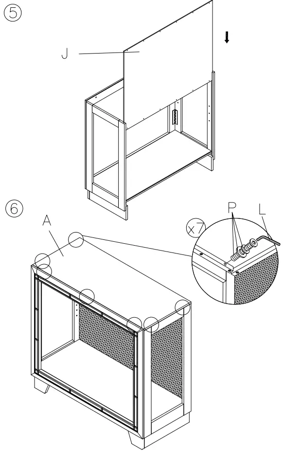 ASHLEY A4000336 Living Room Chaseton Accent Cabinet-FIG5