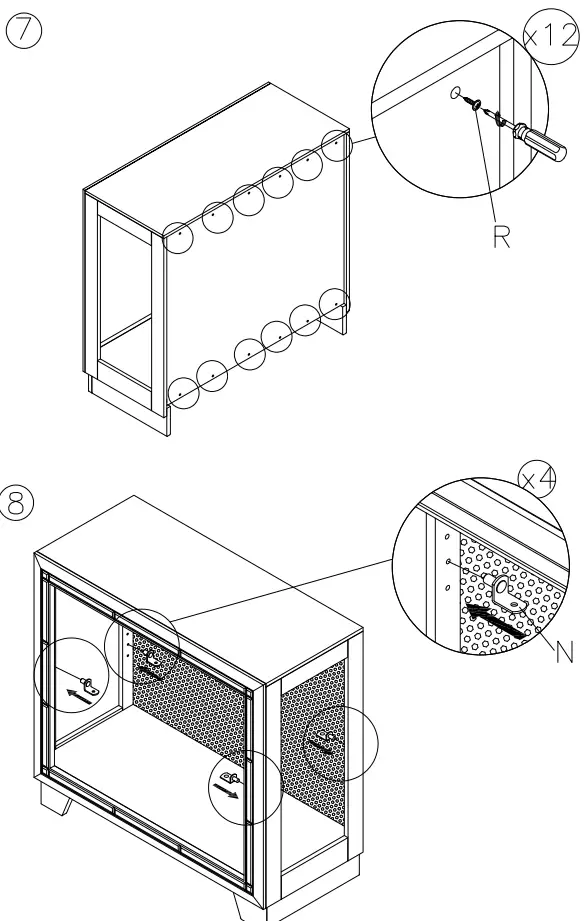 ASHLEY A4000336 Living Room Chaseton Accent Cabinet-FIG6