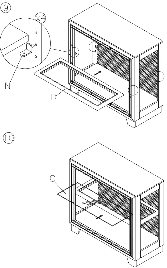 ASHLEY A4000336 Living Room Chaseton Accent Cabinet-FIG7