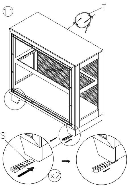 ASHLEY A4000336 Living Room Chaseton Accent Cabinet-FIG8