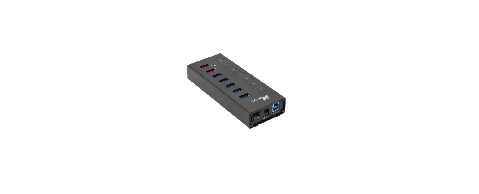 Xcellon Sh7-5h2hc-2 7-port Powered Usb 3.2 Hub User Manual Xcellon Sh7-5h2hc-2 7-port Powered Usb 3.2 Hub User Manual