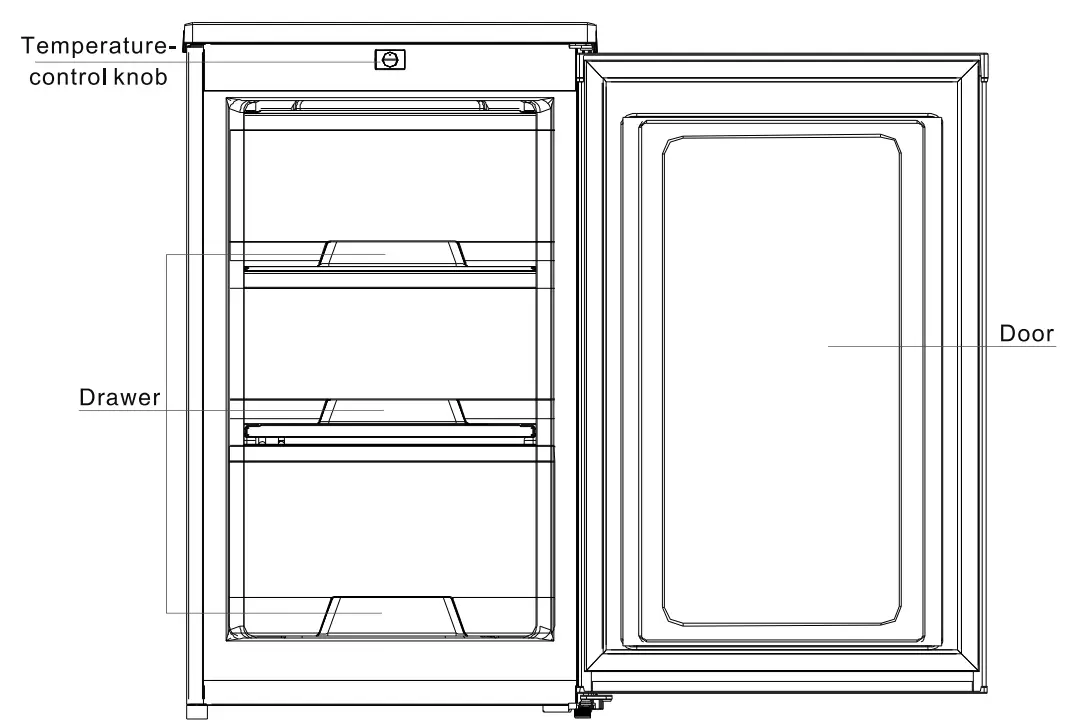 Comfee RCU119WH1 Upright Freezer 83L - Fig 26