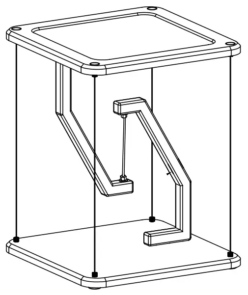 VIVO-STAND-TEN01W-White-Floating-Speaker-Stand-fig-1