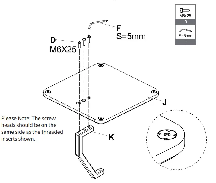 VIVO-STAND-TEN01W-White-Floating-Speaker-Stand-fig-3