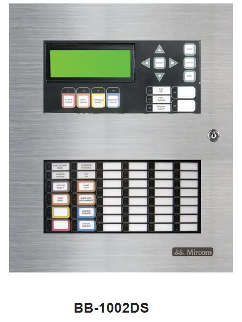Mircom RA-1000 STAINLESS STEEL SERIES Remote Annunciators 2