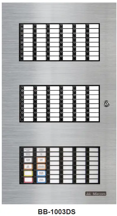 Mircom RA-1000 STAINLESS STEEL SERIES Remote Annunciators 3