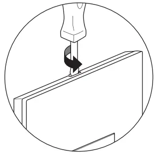 legrand Wireless Smart Switch with Netatmo WNAL23 - screwdriver in