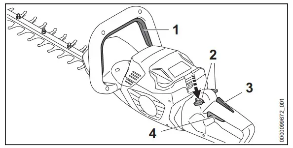 STIHL HSA 60.0 Cordless Hedge Trimmer - Switching the Hedge Trim‐