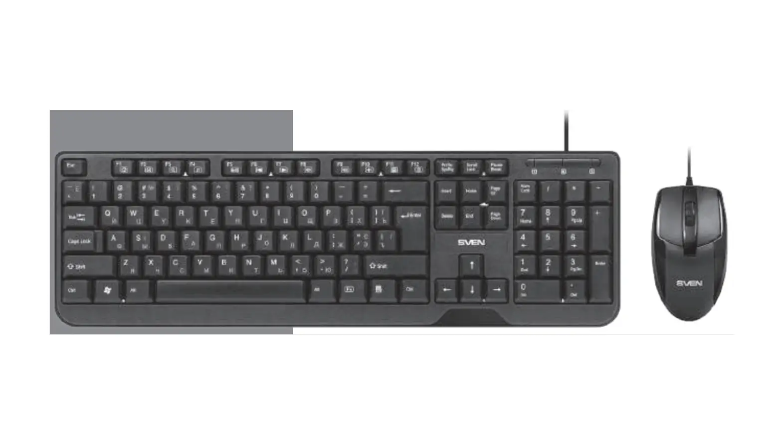 Sven Kb-s330c Keyboard Plus Mouse Wired Combo Set User Manual