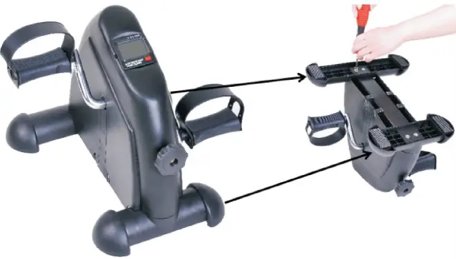 JAXPETY Portable Mini Desk Exercise Bike 04