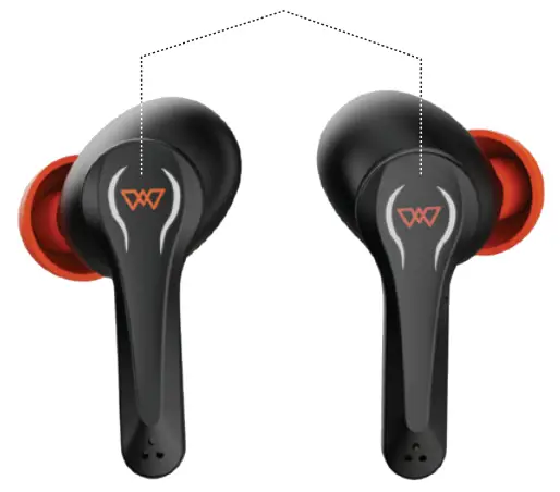 WINGS PHANTOM Gaming Earbuds - parts 3