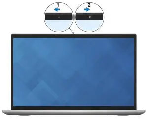 FIG 14 Using the privacy shutter
