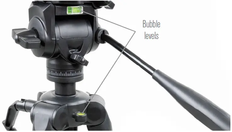 CELESTRON 93612 Ultima Pan Tilt Head Tripod BUBBLE LEVELS