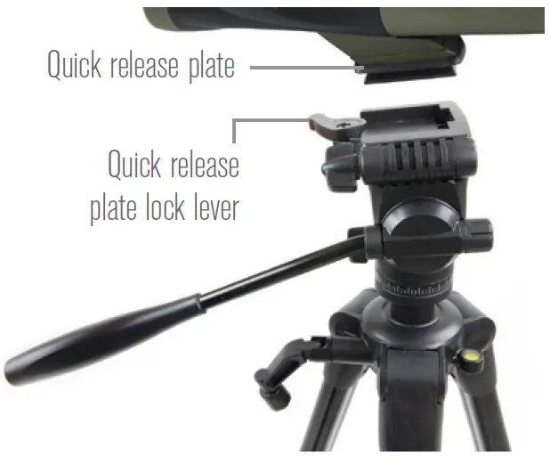 CELESTRON 93612 Ultima Pan Tilt Head Tripod QUICK RELEASE PLATE