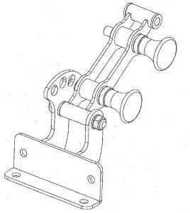 FORCE USA USA F-G20-TVMOUNT TV Mounting - Assembly step 1 drawing