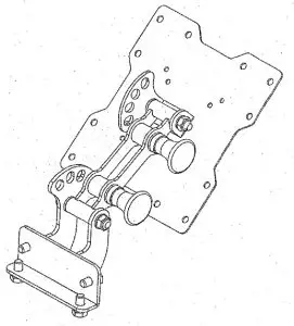 FORCE USA USA F-G20-TVMOUNT TV Mounting - Assembly step 3 drawing