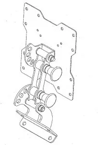 FORCE USA USA F-G20-TVMOUNT TV Mounting - Assembly step drawing