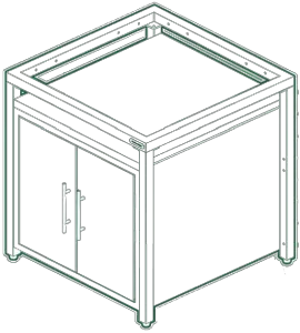 BigGreenEgg Expansion Cabinet