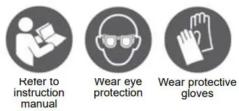 SEALEY MS1824.v2 Motorcycle Fork Spring Compressor Instruction Manual - Safety icon