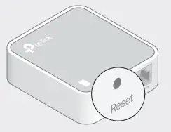 tp-link Wireless N Nano Router TL-WR802N- LED blinks