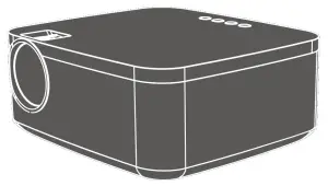 global sources H1 1080P Projector- Projector